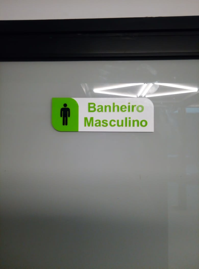 Placa de Porta Premium em Alto Relevo 3D – Identificação de Ambiente - Placas de Porta - Imagem 2